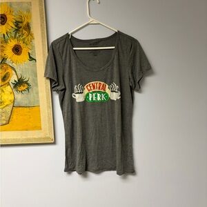 FRIENDS Gray Central Perk Short Sleeve Tee